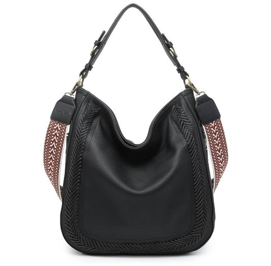 Aris Whipstitch Crossbody w/ Guitar Strap