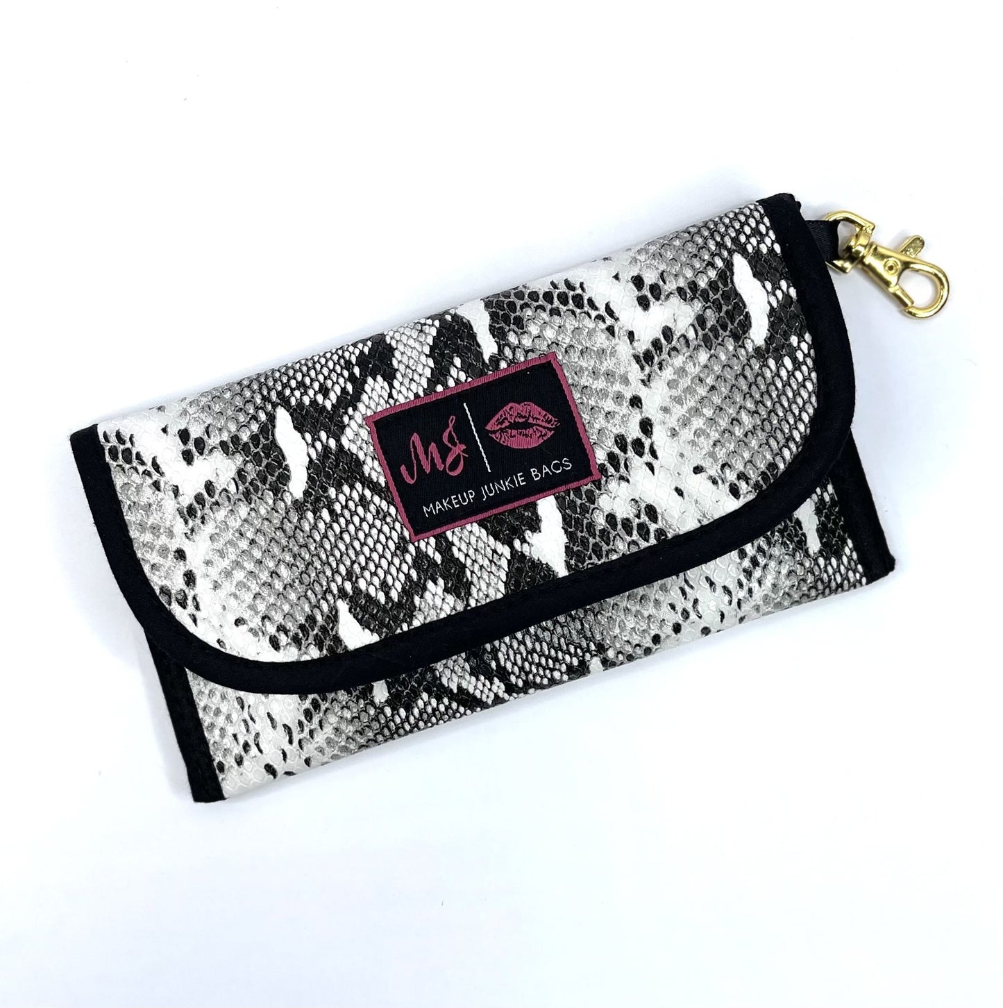 Makeup Junkie Black and White Viper Sunglass Case, Makeup Junkie - A Blissfully Beautiful Boutique