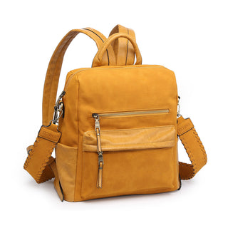 Amelia Suede Backpack w/ Guitar Strap