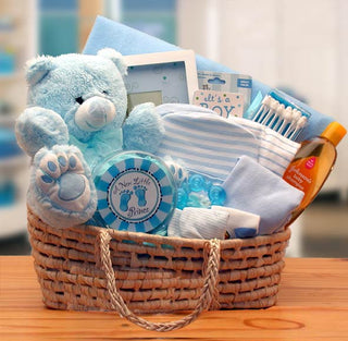 Our Precious Baby Carrier - Blue, Gift Baskets Drop Shipping - A Blissfully Beautiful Boutique