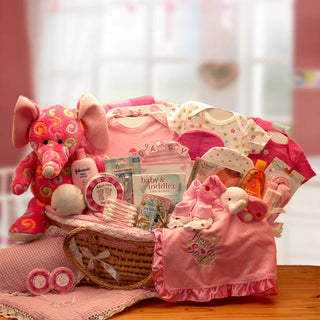 Precious Petals Deluxe Moses Carrier - Pink, Gift Baskets Drop Shipping - A Blissfully Beautiful Boutique