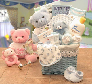 Sweet Baby of Mine New Baby Basket -Blue, Gift Baskets Drop Shipping - A Blissfully Beautiful Boutique