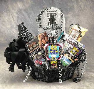 Over the Hill Birthday Gift Basket, Gift Baskets Drop Shipping - A Blissfully Beautiful Boutique