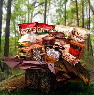 Camo Man Care Package, Gift Baskets Drop Shipping - A Blissfully Beautiful Boutique