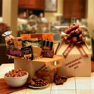 The Chocoholic's Survival Kit, Gift Baskets Drop Shipping - A Blissfully Beautiful Boutique