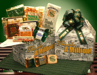 Thanks A Million  Deluxe Care Package, Gift Baskets Drop Shipping - A Blissfully Beautiful Boutique