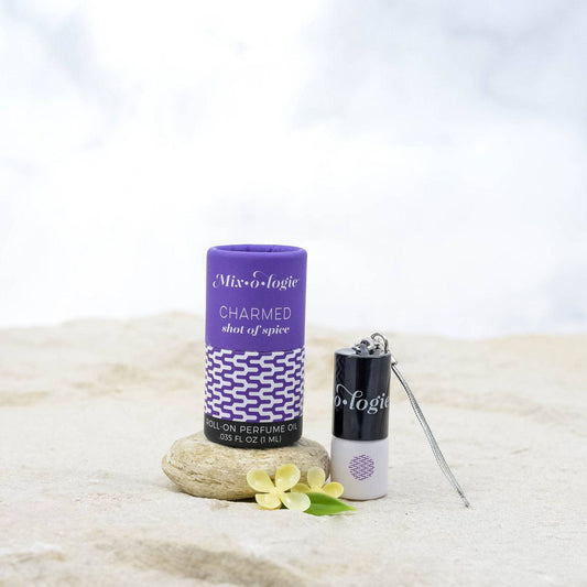 Mixologie -Charmed (shot of spice) - MINI Rollerball Keychain (1 mL)