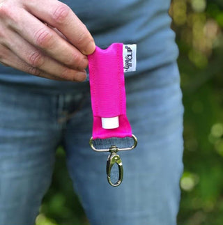 CLASSIC: Fuchsia Pink LippyClip® Lip Balm Holder