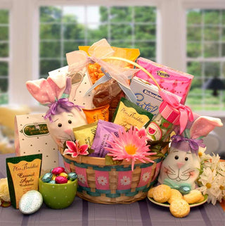 It's An Easter Celebration Sweet Treats Gift Basket, Gift Baskets Drop Shipping - A Blissfully Beautiful Boutique