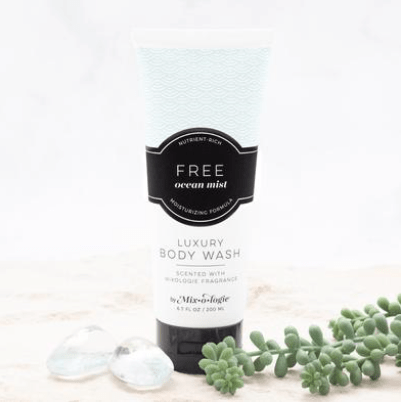 Mixologie - Luxury Body Wash & Shower Gel - Free (ocean mist) scent