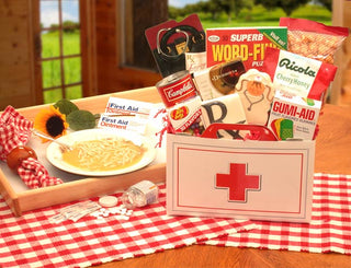 First Aid For The Ailing Get Well Gift Box, Gift Baskets Drop Shipping - A Blissfully Beautiful Boutique