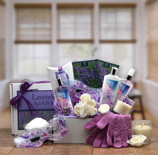 Lavender Sky Spa Gift Box, Gift Baskets Drop Shipping - A Blissfully Beautiful Boutique