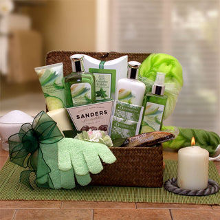 Serenity Spa Cucumber & Melon Gift Chest, Gift Baskets Drop Shipping - A Blissfully Beautiful Boutique