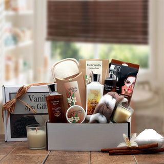 Vanilla Spa Gift Box, Gift Baskets Drop Shipping - A Blissfully Beautiful Boutique