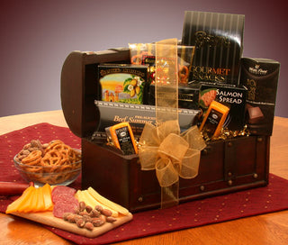 The Gourmet Connoisseur Gift Chest, Gift Baskets Drop Shipping - A Blissfully Beautiful Boutique