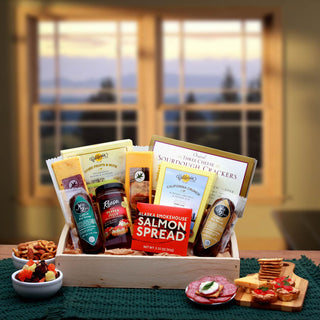 Simply Savory Gourmet Snack Tray, Gift Baskets Drop Shipping - A Blissfully Beautiful Boutique