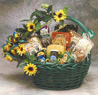 Sunflower Treats Gift Basket, Gift Baskets Drop Shipping - A Blissfully Beautiful Boutique