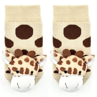Boogie Toes - Giraffe Rattle Socks