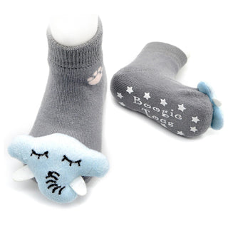 Boogie Toes - Sleepy Elephant Rattle Socks