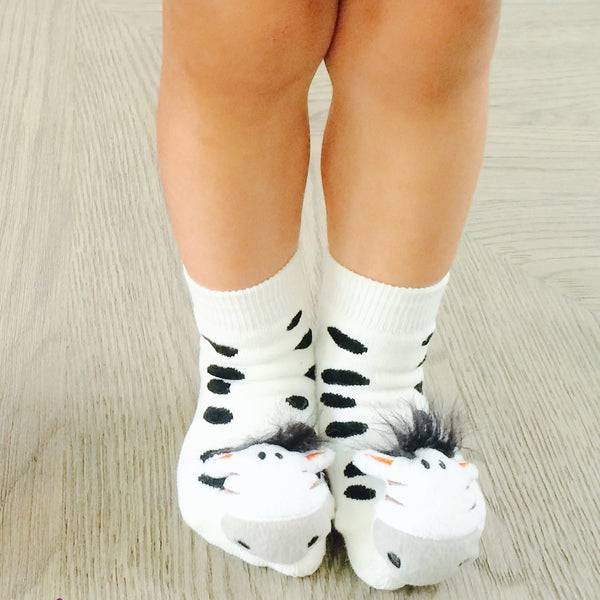 Boogie Toes - Zebra Socks