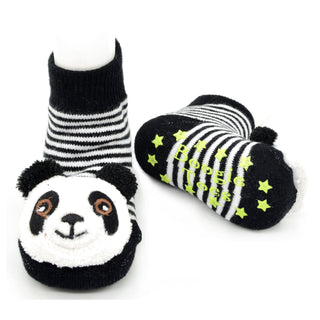 Boogie Toes -Baby Panda Rattle Socks