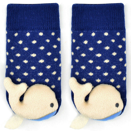Boogie Toes -Baby Whale Rattle Socks