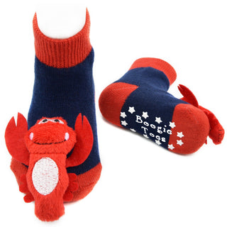 Boogie Toes -Lobster Rattle Socks