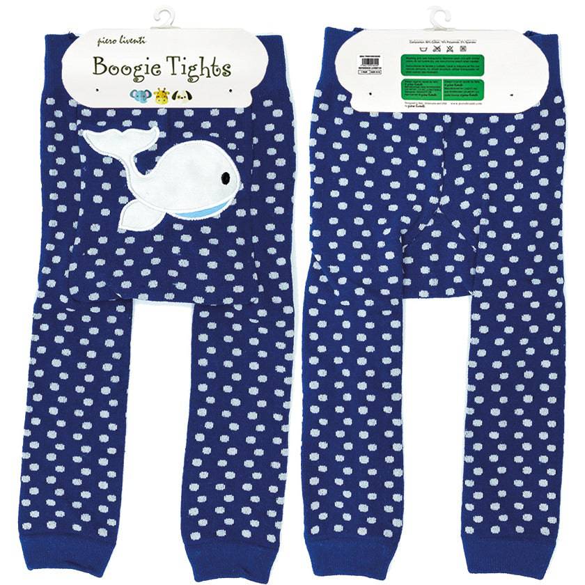 Boogie Tights Baby Leggings - Whale