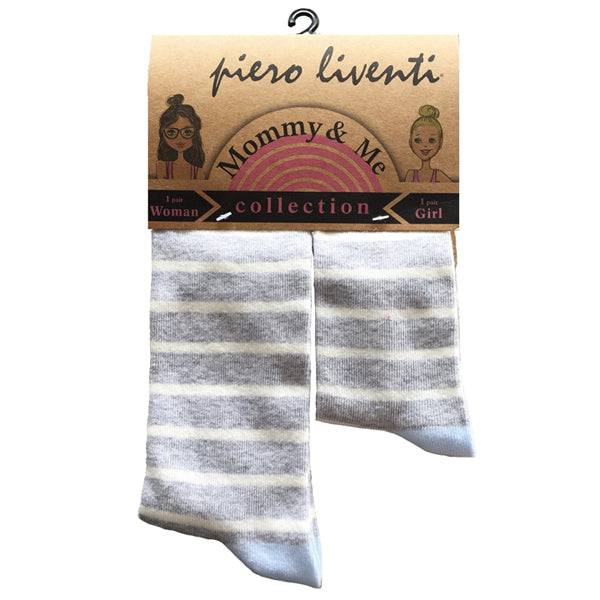 Piero Liventi Mommy & Me Matching Socks -  Vanilla Latte