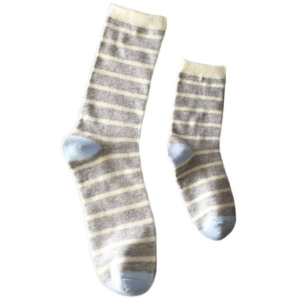 Piero Liventi Mommy & Me Matching Socks -  Vanilla Latte