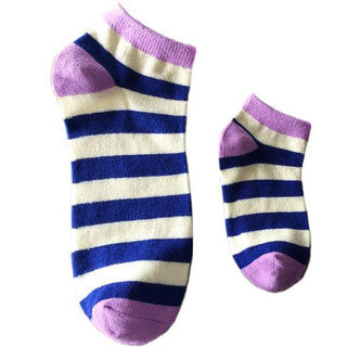 Piero Liventi Mommy & Me Matching Socks -  Blue Stripe