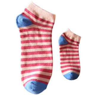 Piero Liventi Mommy & Me Matching Socks -  Pink Stripes