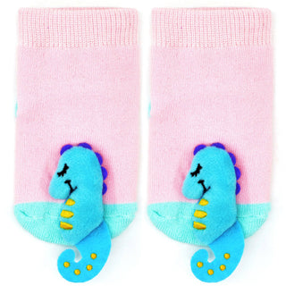 Boogie Toes -Seahorse Rattle Socks