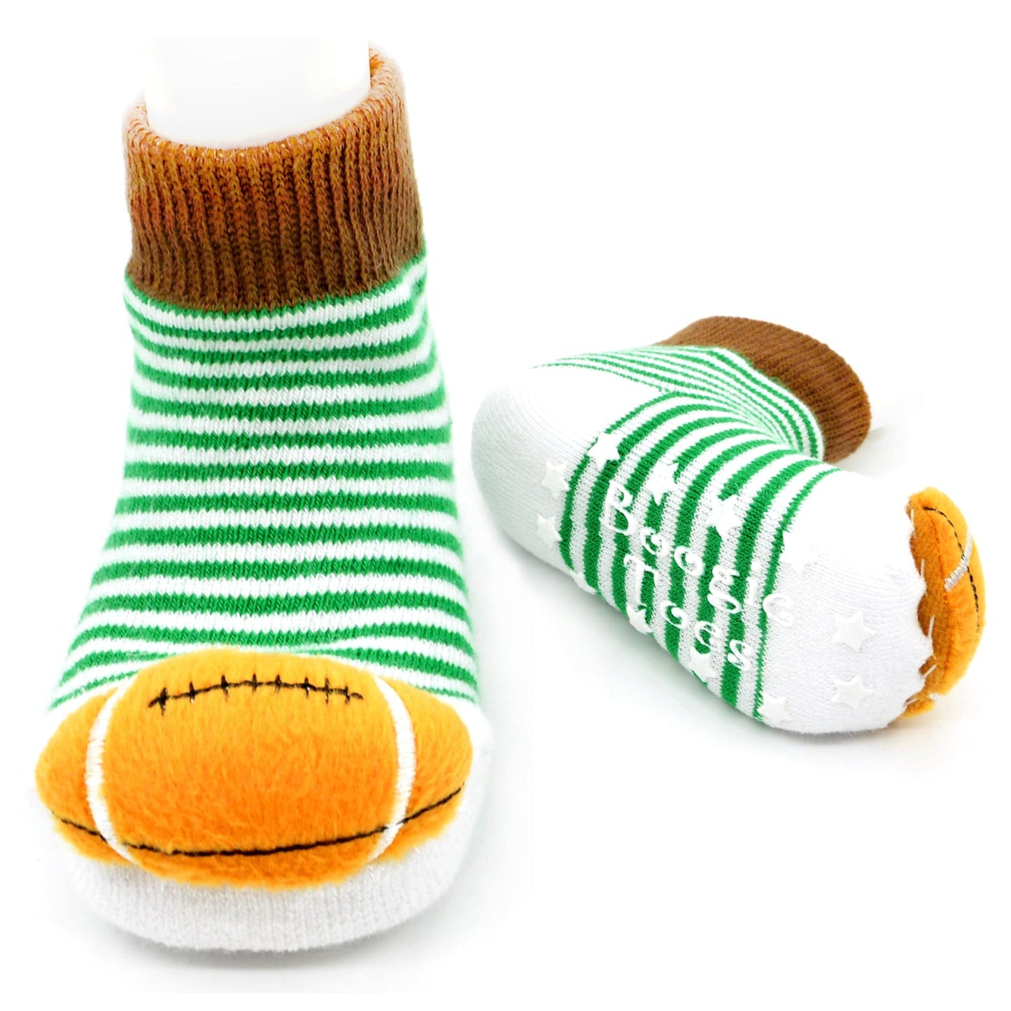 Boogie Toes -Football Rattle Socks