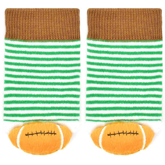 Boogie Toes -Football Rattle Socks