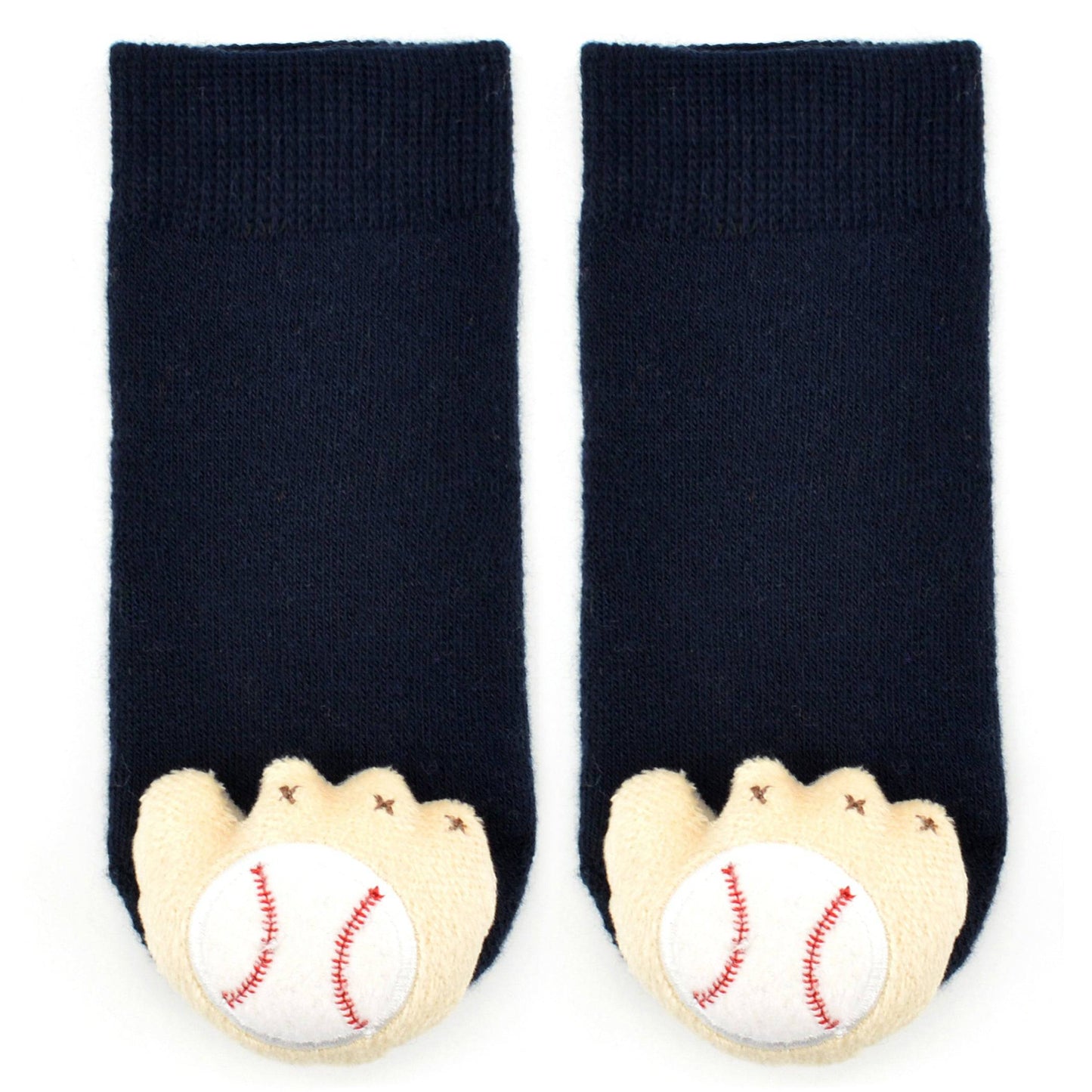 Boogie Toes -Baseball Mitt Rattle Socks