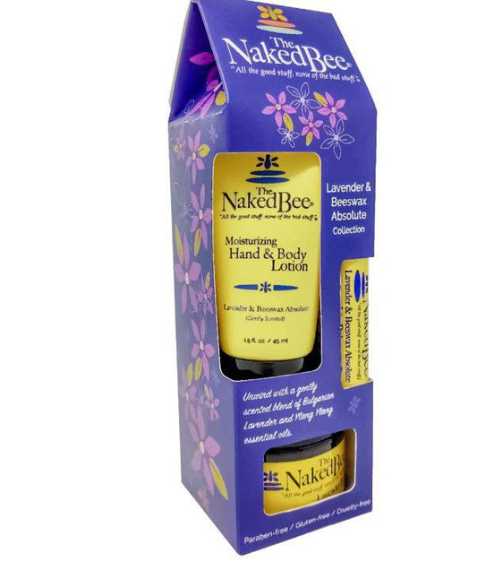 The Naked Bee - Lavender & Beeswax Absolute Gift Collection