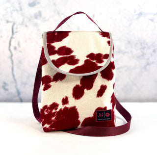 Makeup Junkie Luxe Lunch Bag - Maroon Out
