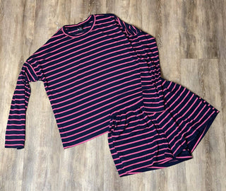 MJ Navy and Pink Pajama Sets