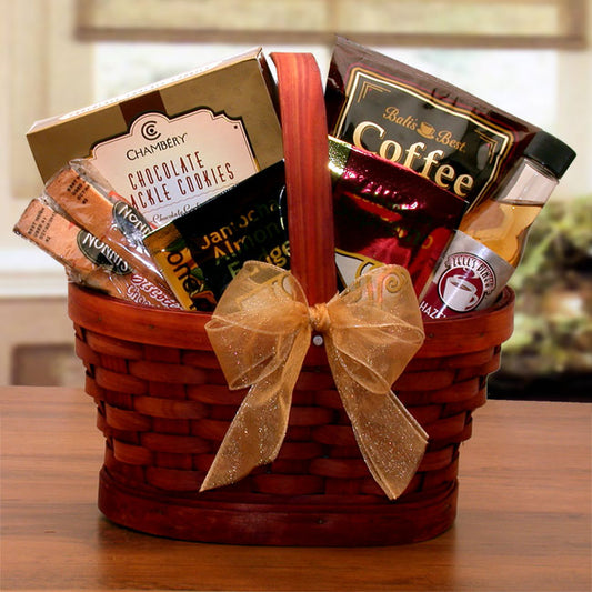 Mini Coffee Break Gift Basket, Gift Baskets Drop Shipping - A Blissfully Beautiful Boutique