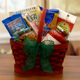 Mini Italian Dinner For Two Gift Basket, Gift Baskets Drop Shipping - A Blissfully Beautiful Boutique