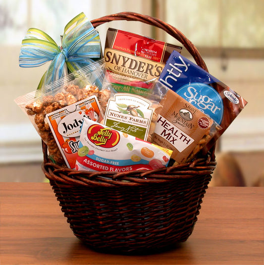 Mini Sugar Free Gift Basket, Gift Baskets Drop Shipping - A Blissfully Beautiful Boutique