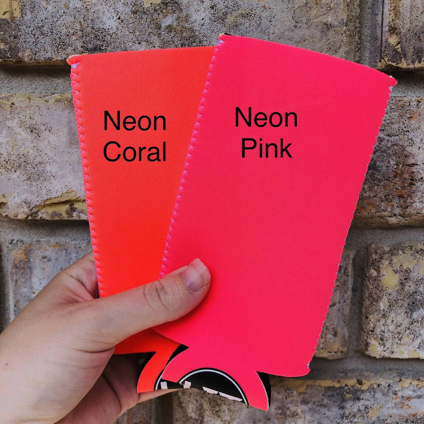 Neon Coral or Pink Regular Can Handler