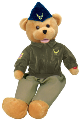 American Hero Airforce Bear, Gift Baskets Drop Shipping - A Blissfully Beautiful Boutique