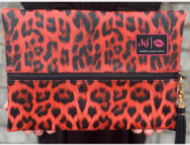 Makeup Junkie Bag - Ruby Leopardess