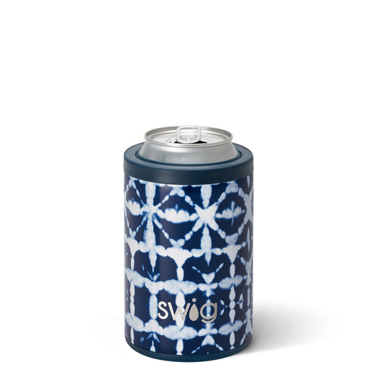 Swig - Indigo Isles Combo Can & Bottle Cooler (12oz) - A Blissfully Beautiful Boutique