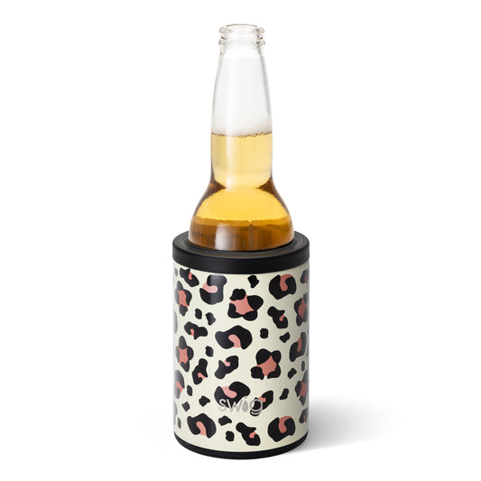 Swig - Luxy Leopard Combo Can+Bottle Cooler (12oz) - A Blissfully Beautiful Boutique