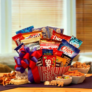 Snack time Favorites Gift Basket, Gift Baskets Drop Shipping - A Blissfully Beautiful Boutique