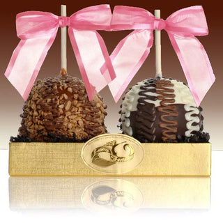 Fancy Chocolate Caramel Apple  Duet, Gift Baskets Drop Shipping - A Blissfully Beautiful Boutique