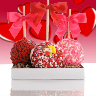 Petite Chocolate Apple Trio, Gift Baskets Drop Shipping - A Blissfully Beautiful Boutique